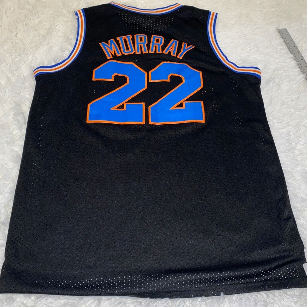 Black Tune Squad Stitched on "Murray 22" Excellent Condition Sz L - Picture 2 of 6